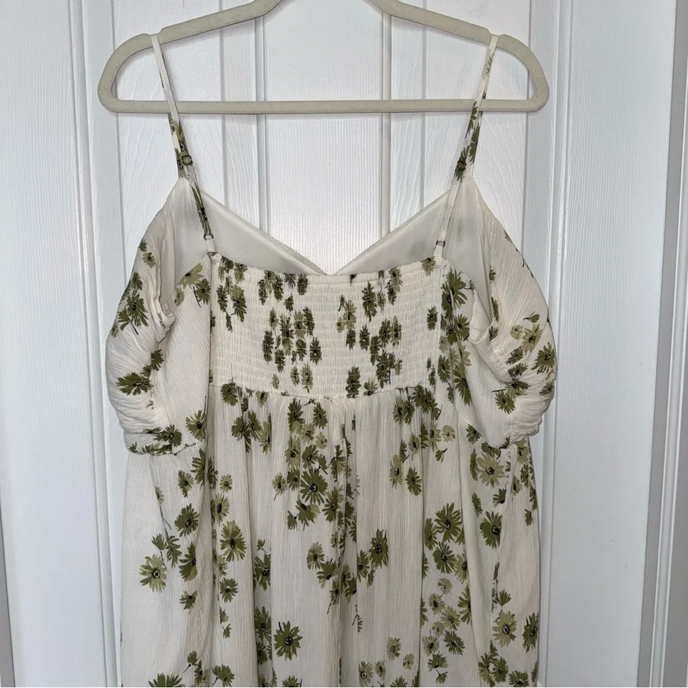 Abercrombie & Fitch Floral Maxi Side Slit Dress